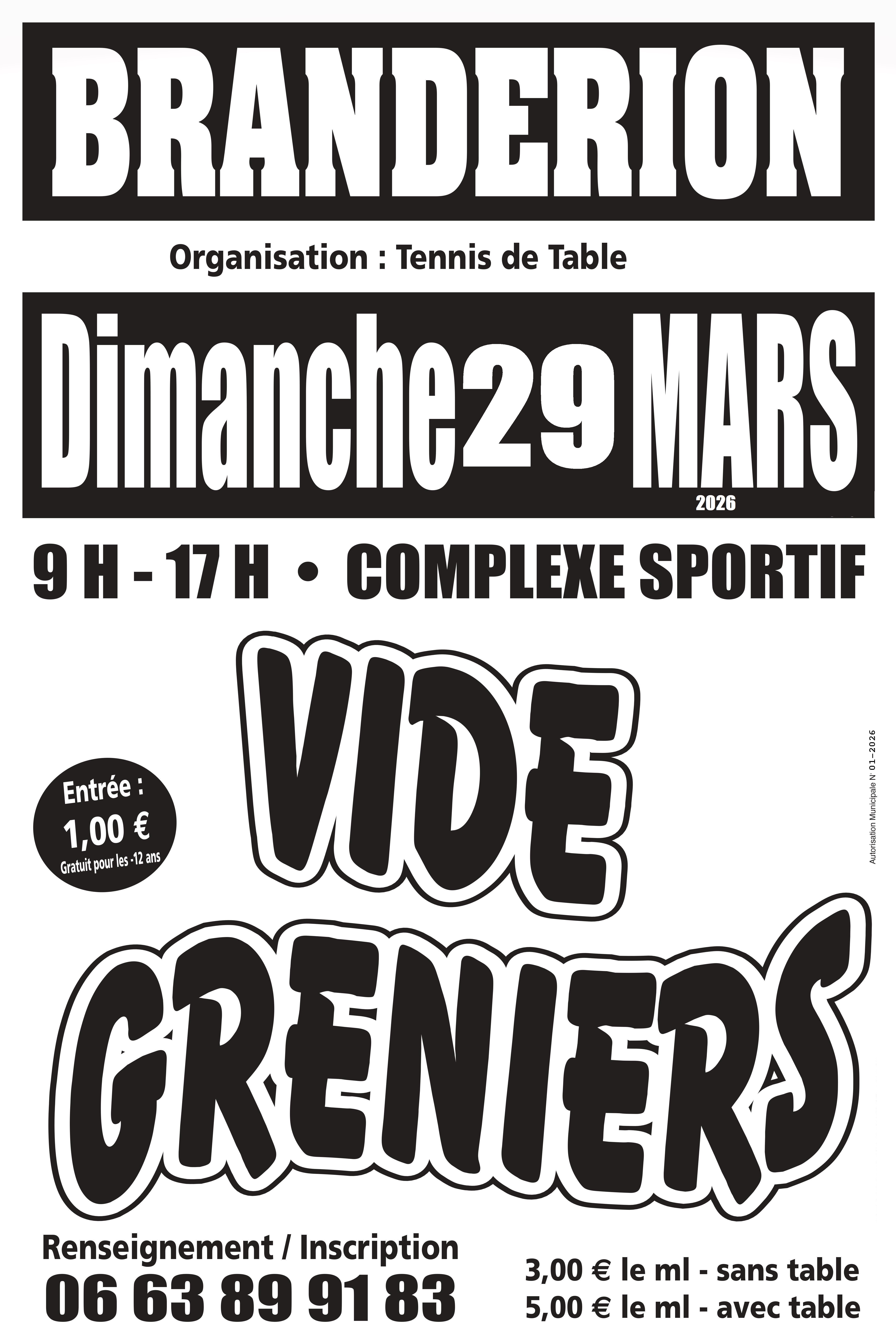 Vide greniers Brandérion